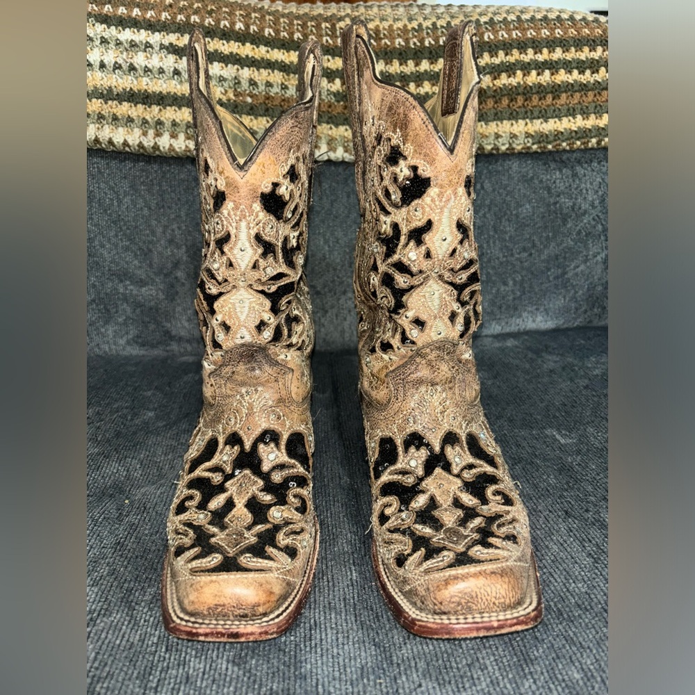 Women’s Corral Black Sequin Inlays